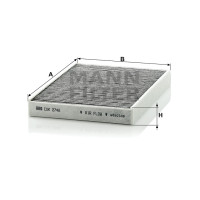 Фильтр салона MANN-FILTER CUK 2742
